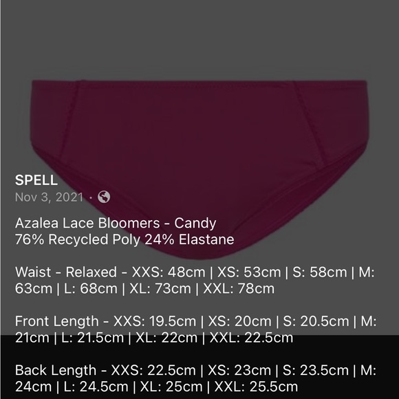 Spell Azalea Lace Bloomers - Picture 7 of 15